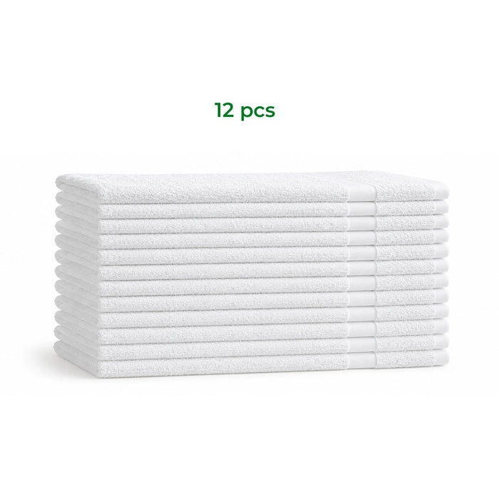BodyBest lightweight hand towels 16x27 showing 12 piece of the towel