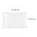 dimensions of Body Best T220 percale Pillowcase on 21x34 inch pillow