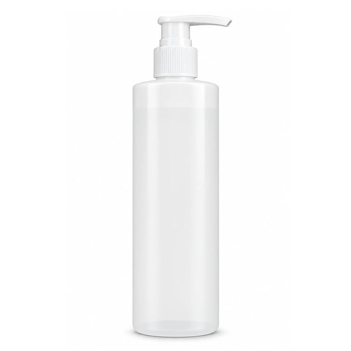 BodyBest empty massage lotion pump bottle 8oz shown on a white background