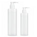 BodyBest pump bottles for massage lotion in 4oz and 8oz sizes on a plain white background.
