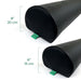 Measurements of BodyBest semi-round bolster, professional-grade semi-round spa support cushion for client positioning.