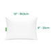 BodyBest Small Vinyl Shoulder Support Pillow, 9 x 12 Inch dimensions