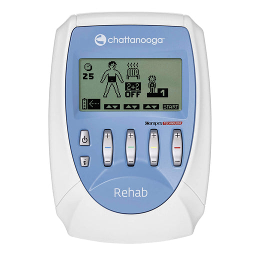 Chattanooga Rehab 4 Channel NMES TENS unit front view control