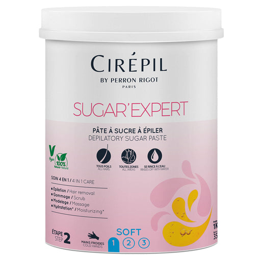 Cirepril Sugar Expert Depilatory Wax Past Soft 1 kg jar