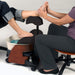 Continuum Pedicute Spa models feet being massaged