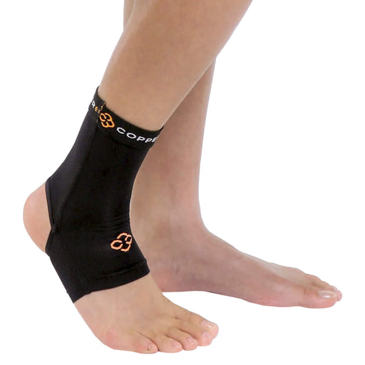 Tommie Copper Sport Compression Ankle Sleeve, Black, Large/Extra
