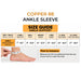 Size guide for Copper 88 ankle compression sleeve 