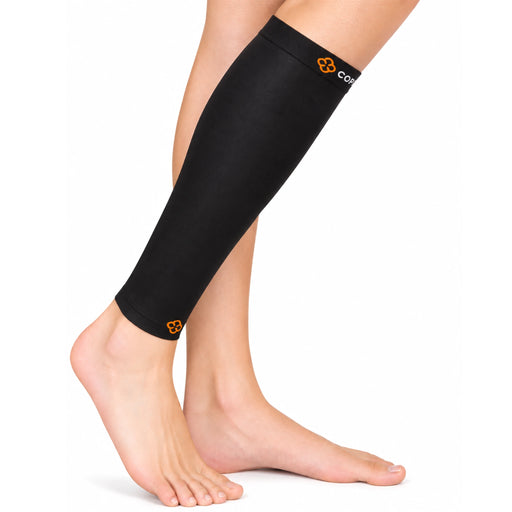 Copper88 Calf compression sleeve in use