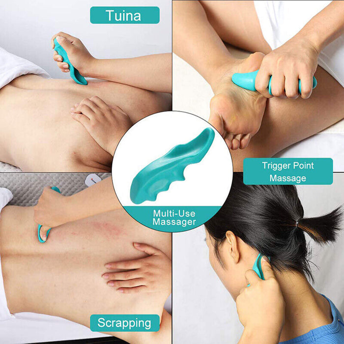 Deep Tissue Trigger Point Thumb Massage Tool being used