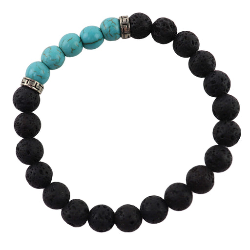 Diffuser Bracelet black and turquoise 