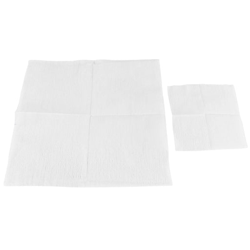 Disposable non woven gauge pads lying flat