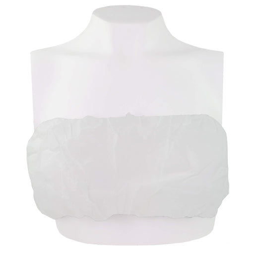 Disposable Non Woven Bra White on mannequin top