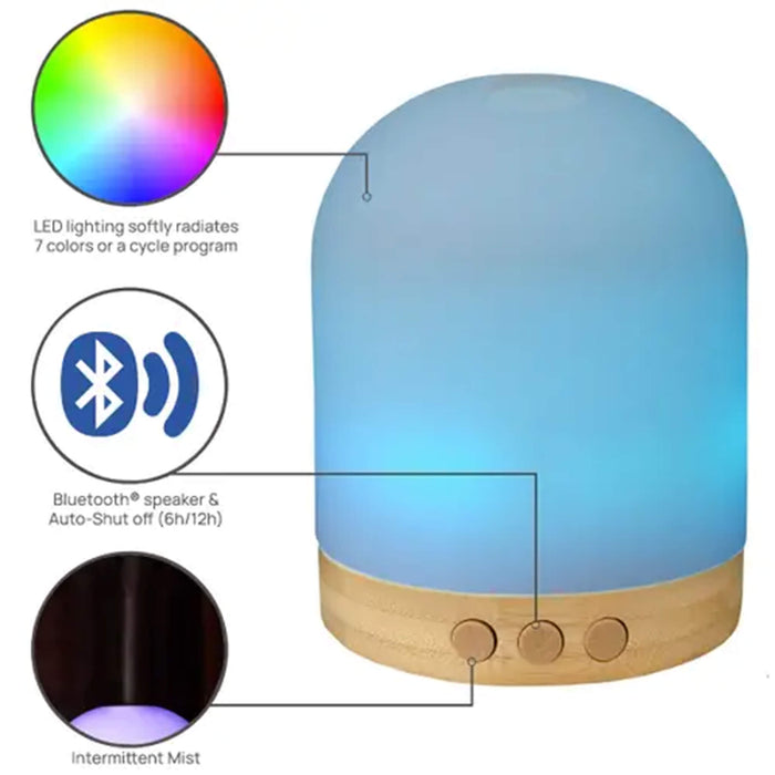 Earthlite Aromatherapy Diffuser with Blutooth Speaker