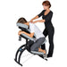 Earthlite Avila II Portable Massage Chair in use by therapist