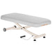 Sterling colour Earthlite Ellora Lift Flat Top Massage Treatment Table Sterling with foot pedal