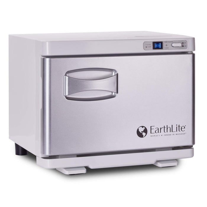 Earthlite Mini UV Hot Towel Cabinet White Angle