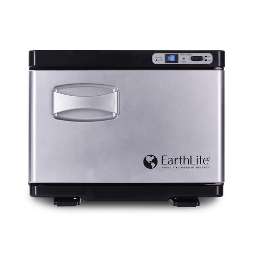 Earthlite Mini UV Hot Towel Cabinet Black front