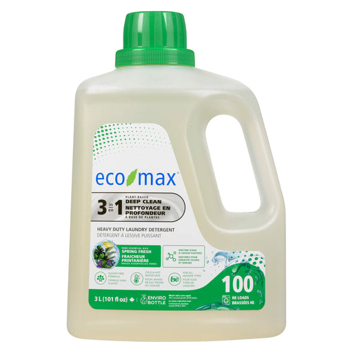 Eco-Max Heavy Duty Laundry Detergent with enzyme stain removers