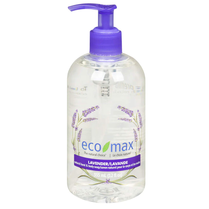 Ecomax Natural Hand Soap Lavender with pump