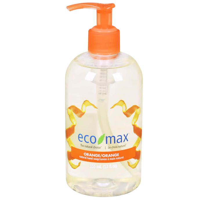 Ecomax Natural Hand Soap Orange with pump