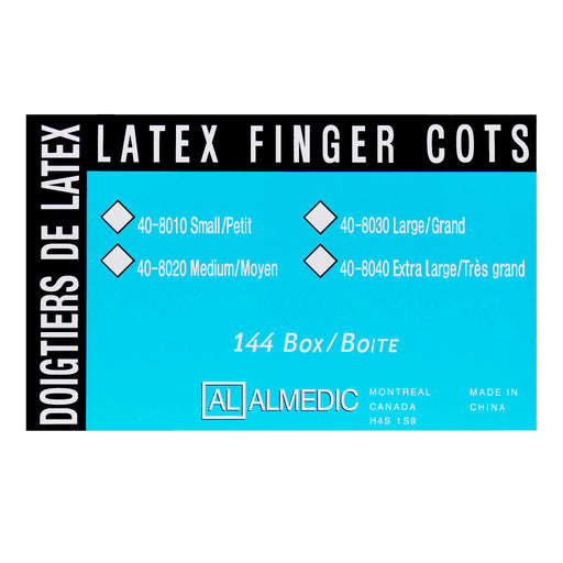 Finger Cots front of box