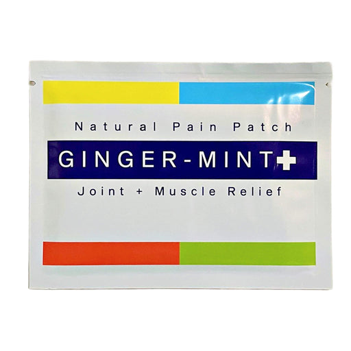 Ginger Mint Plus Natural Pain Patch for joint and muscle relief