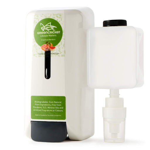 Green Cricket Foaming Hand Wash Dispenser with Refillable Insert