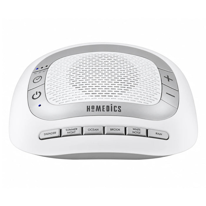 HoMedics SoundSpa Rejuvenate portable sound machine with six calming sounds