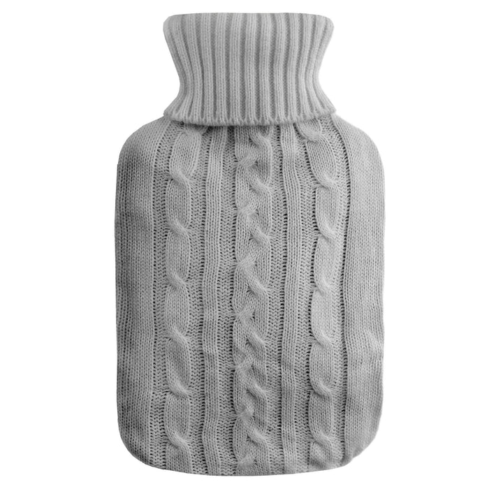 Grey Cover on hot water bottle 2L