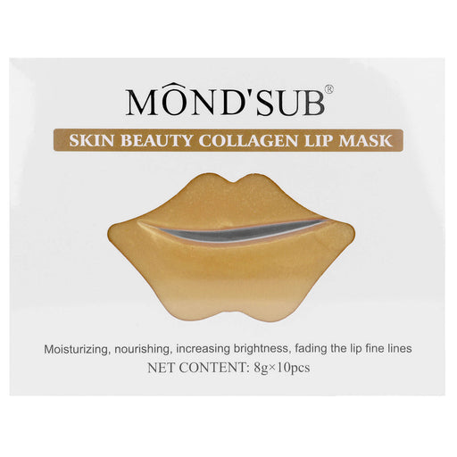 Mond Sub Gold Collagen Lip Masks package of 10 pc
