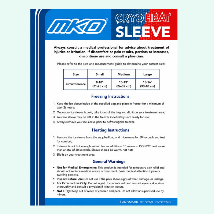 MKO CryoHeat Sleeve