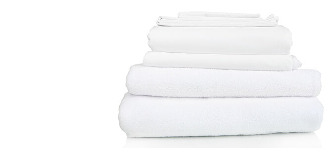 White towels stacked