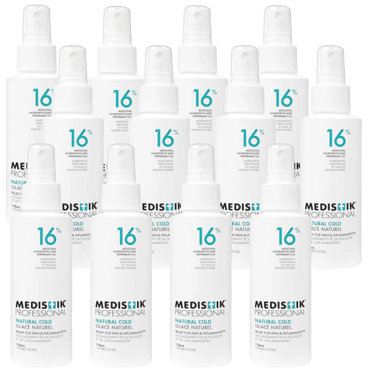 MEDISTIK Professional Natural Cold Spray – Cooling Relief for Muscles
