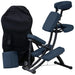 Oakworks Portal Pro Chair Package set up beside carry case