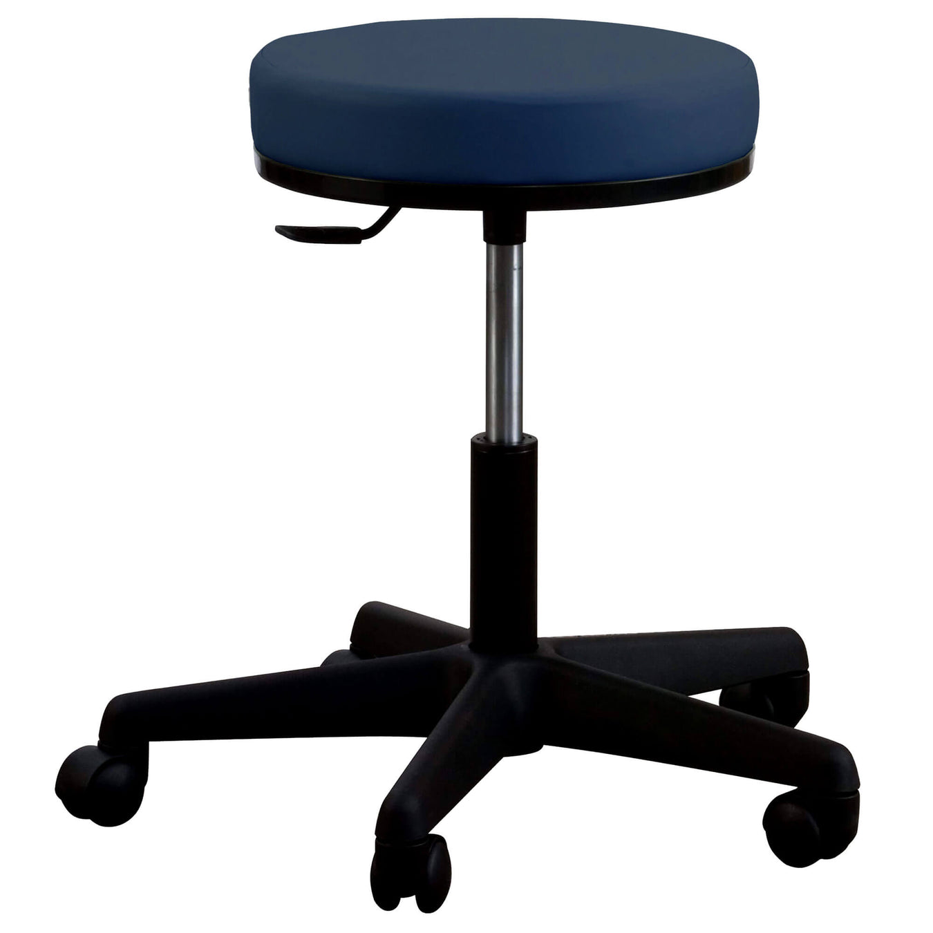 Oakworks Premium Stool round base showing high range height