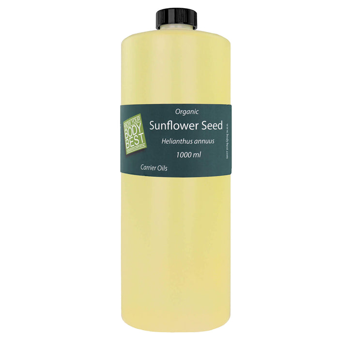 BodyBest 1L Organic Sunflower Seed Massage Oil
