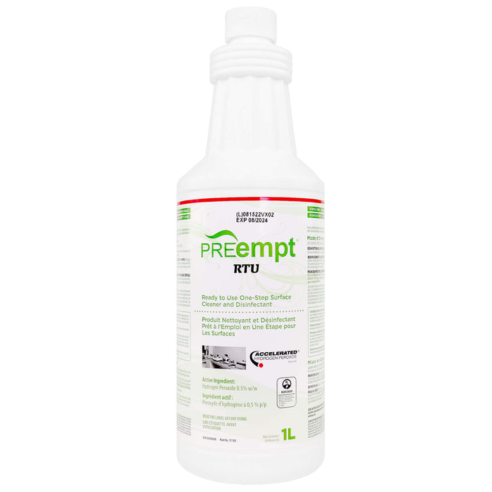 1 lt PREempt RTU Surface Disinfectant bottle 