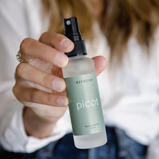 Refresh Hand Sanitizer from Picot Collective, made in Canada