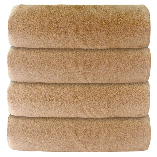 Polar Fleece Blanket stacked 