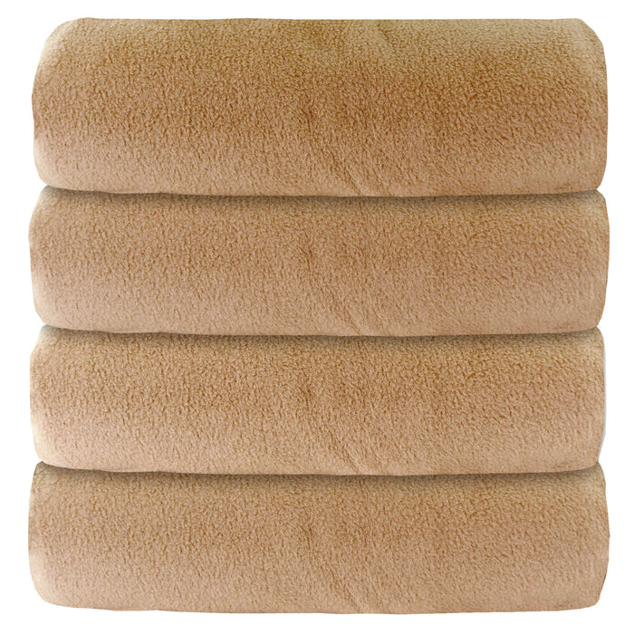 Polar Fleece Blanket stacked 