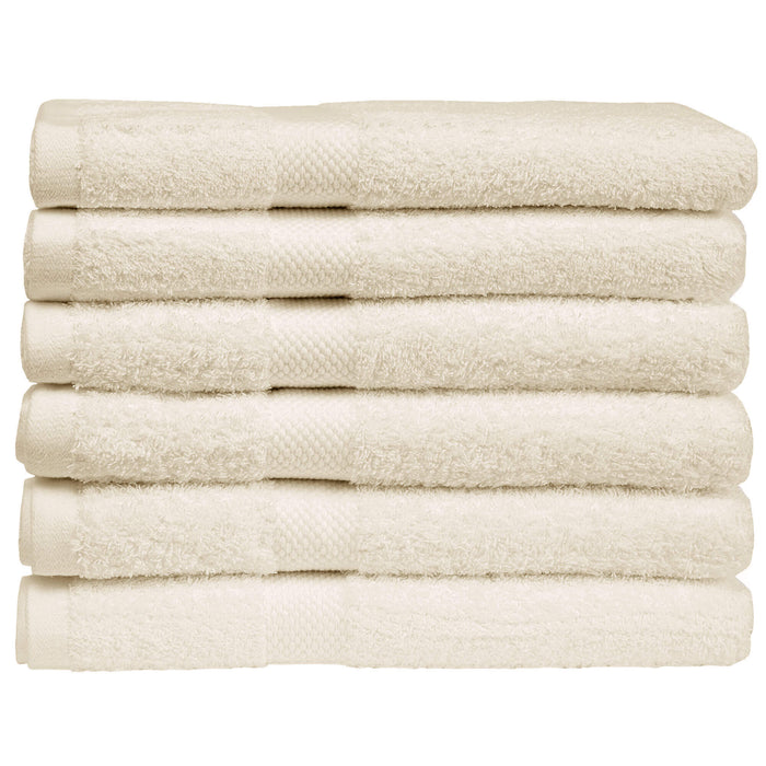 Premium Treatment Table Towel 35 x 70 stacked beige