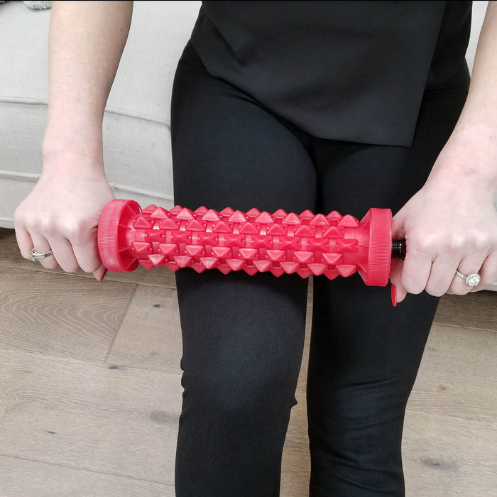 Demonstration of large Relax a Roller on leg 