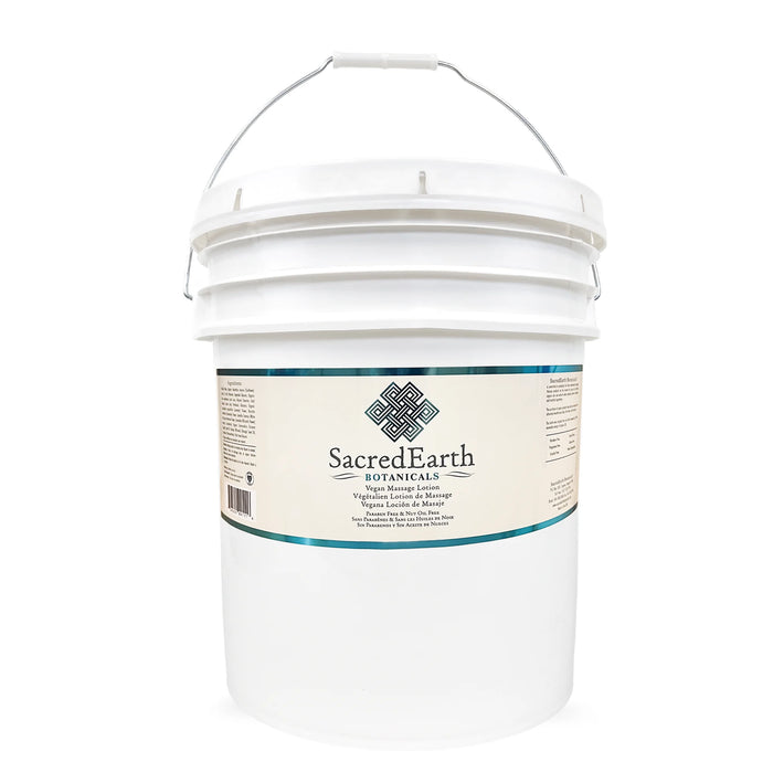 SacredEarth Vegan Massage Lotion, 5-gallon pail