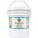 a pail featuring a label for Sacred Earth Botanicals SacredEarth Vegan Massage Lotion bulk pail for massage therapists, professional clinics and spa treatment rooms 