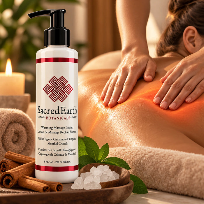 SacredEarth Warming Massage Lotion