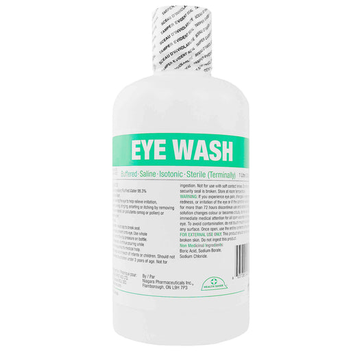 Safe Cross Eye Wash Solution 1 Litre front label