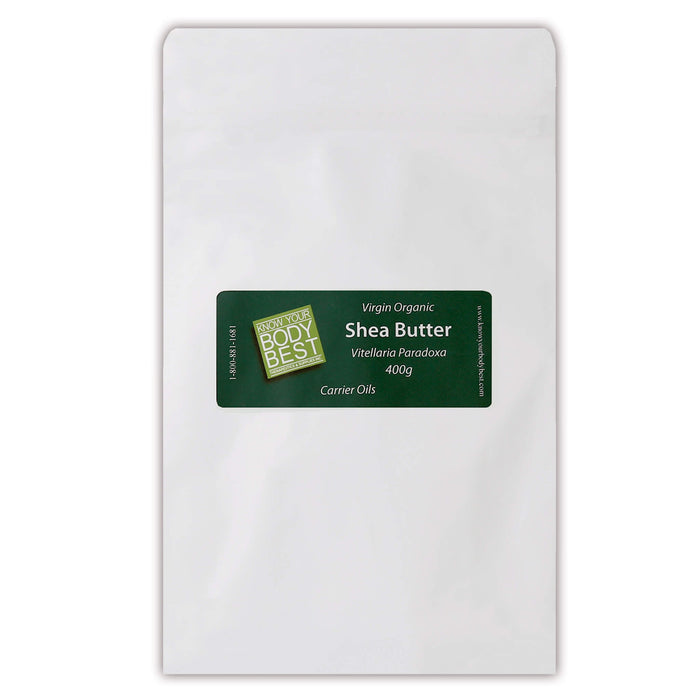 Shea Butter Virgin Organic 400 g front of bag