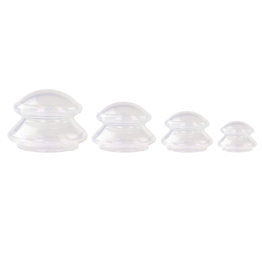 4 pc Silcone Cupping Set