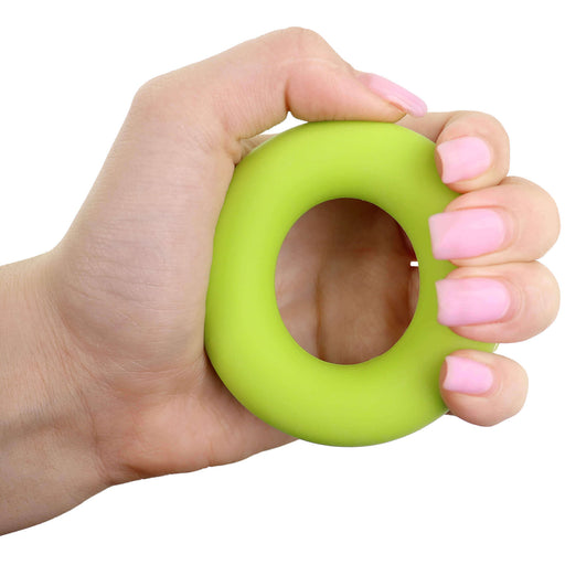 Silicone Hand Exerciser Resistance Ring in use 