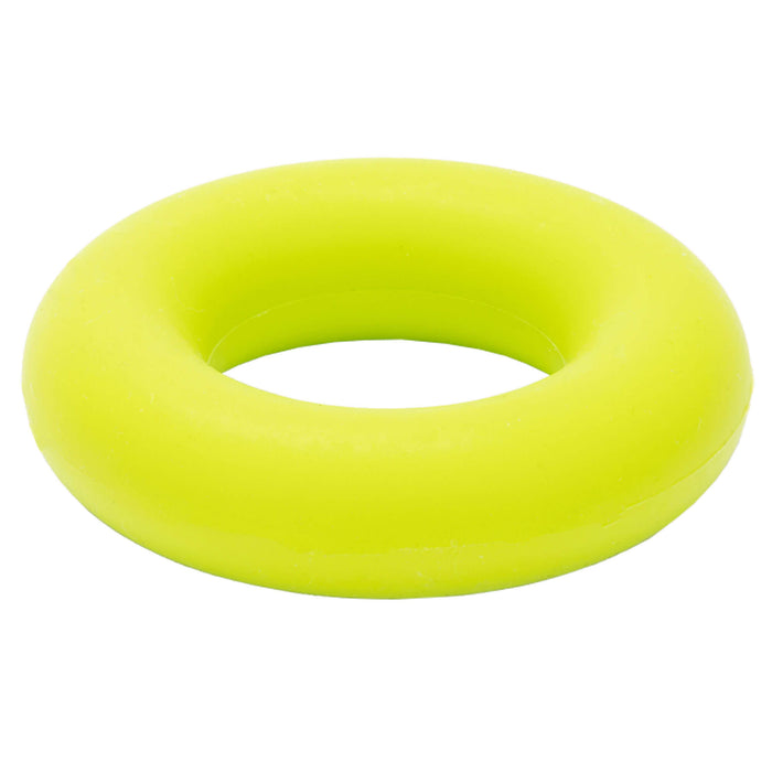 Low resistance Silicone Hand Exerciser Ring yellow colour
